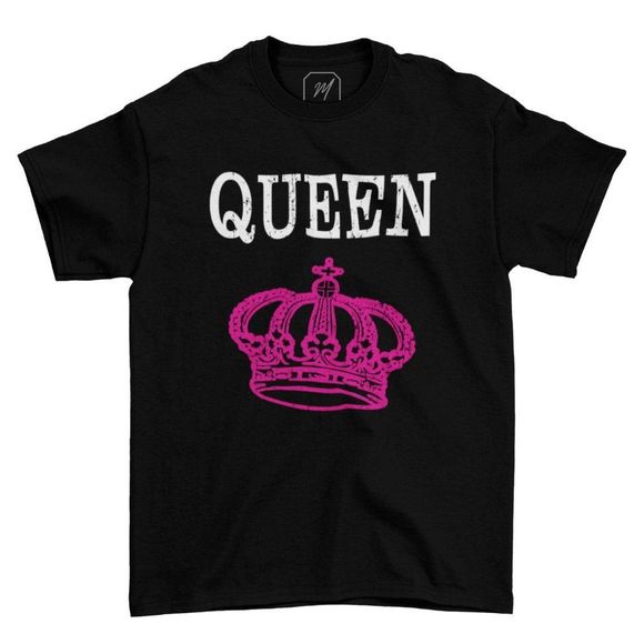 Queen Teecart Unisex Couple Tshirt - Picture 1 of 3